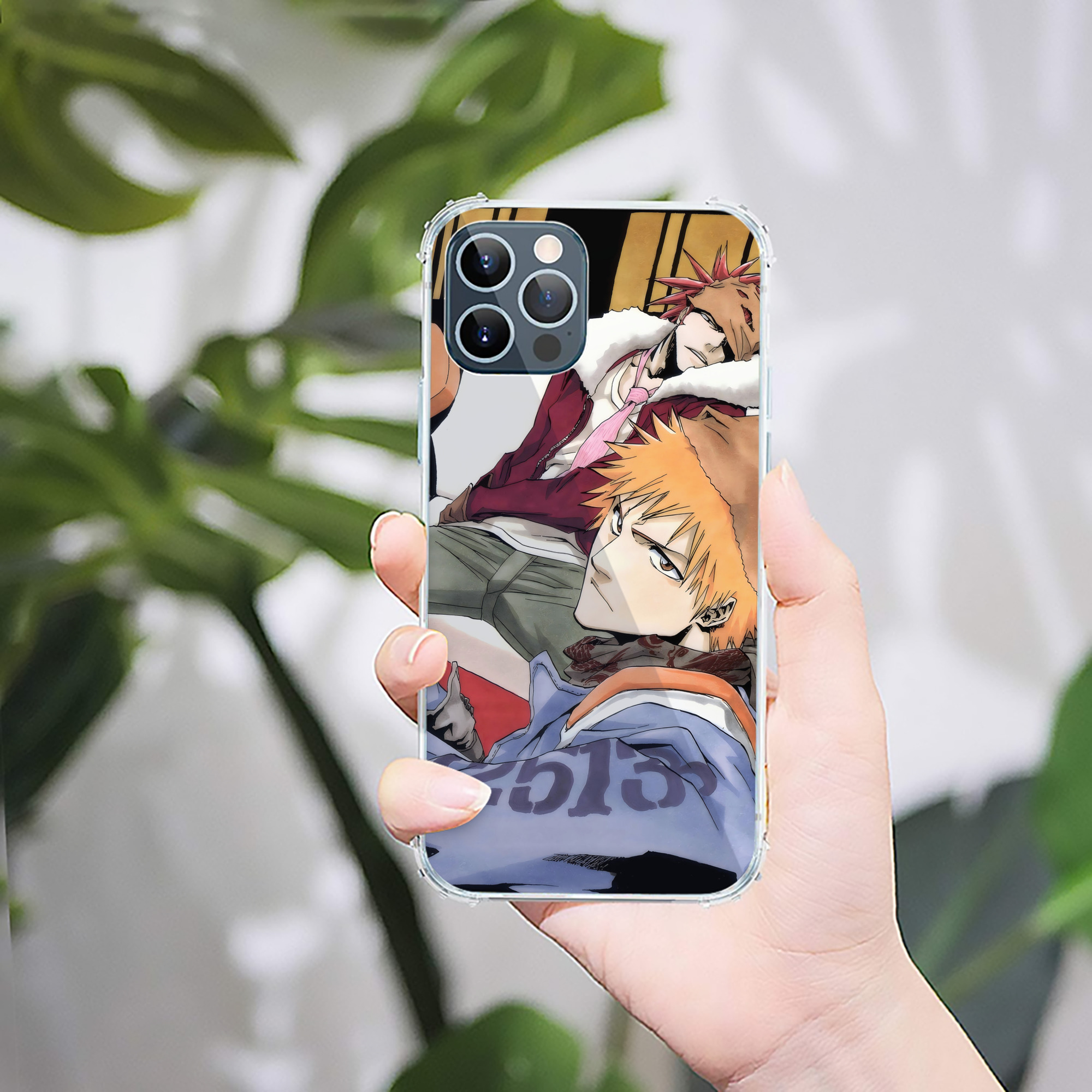 （画像用） ブリーチ BLEACH 【iPhone 12シリーズ対応】透明スマホケース（クリアソフトケース）